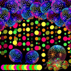 Glow Party Balloons 12 Inch Neon Latex Party Decor | 10 Pack