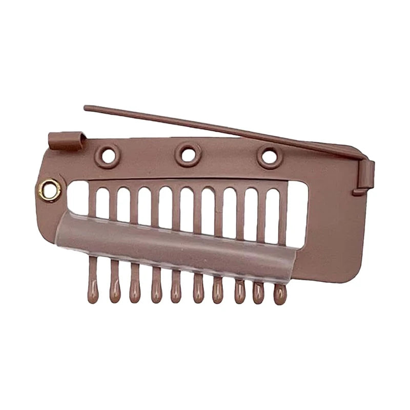 1/5 Pcs With Safety Pin 10-Teeth Strong Chunni Grip Hair Clip Comb Setting Grip Clips St detail view