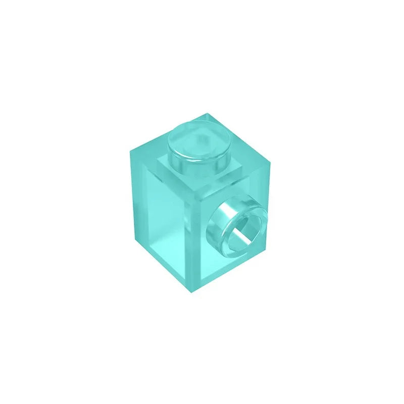 Gobricks GDS-635 BRICK 1X1 W. 1 KNOB | Single Side Bump Building Block Compatible wit alternate view