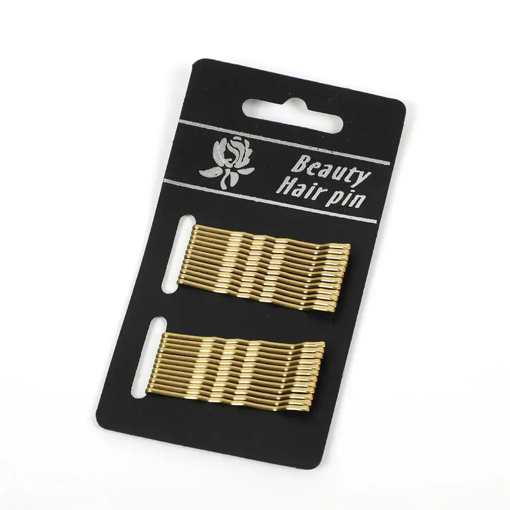 10pcs Hair Clips Gold Metal Hairpins Waved Curly Barrettes Bobby Pins For Women Girls alternate view