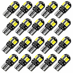 10PCS W5W T10 5730 LED Bulbs Canbus 12V | Car Interior Dome Map Light Parking Signal Lamp