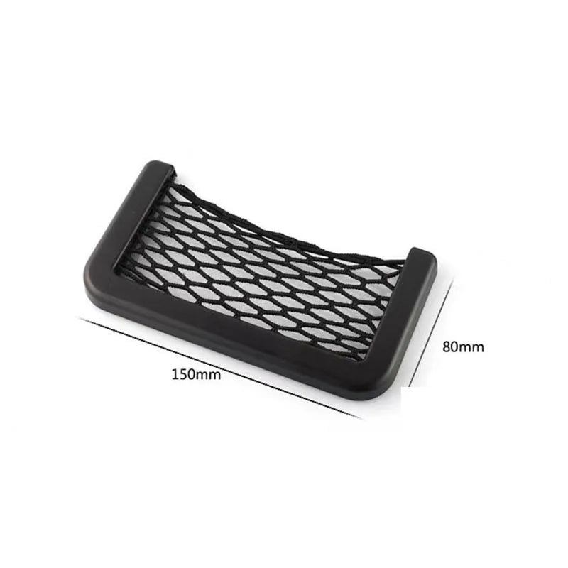 Car Organizer Mesh Storage Bag Elastic Net Pocket