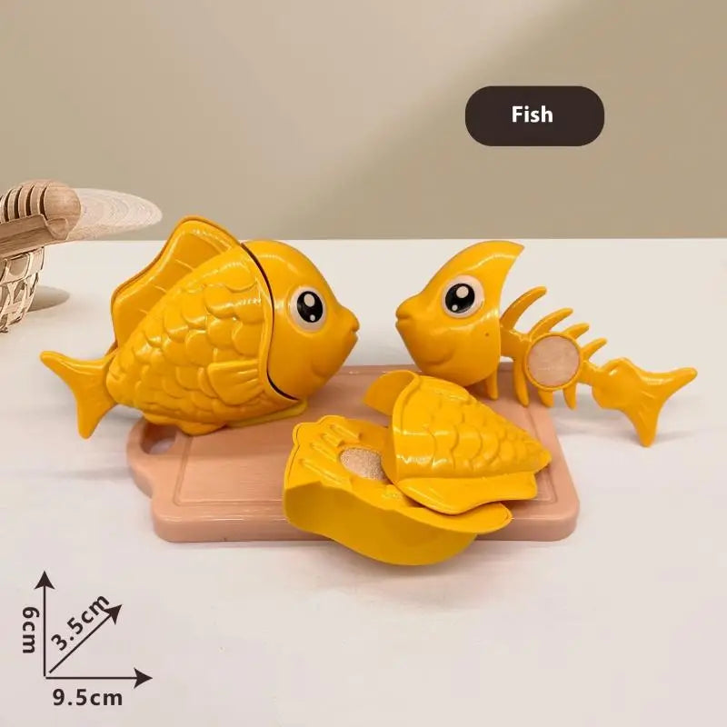 1Pcs Play House Decompress Educational Toys Montessori Paste Chechele Simulation Duria close-up view