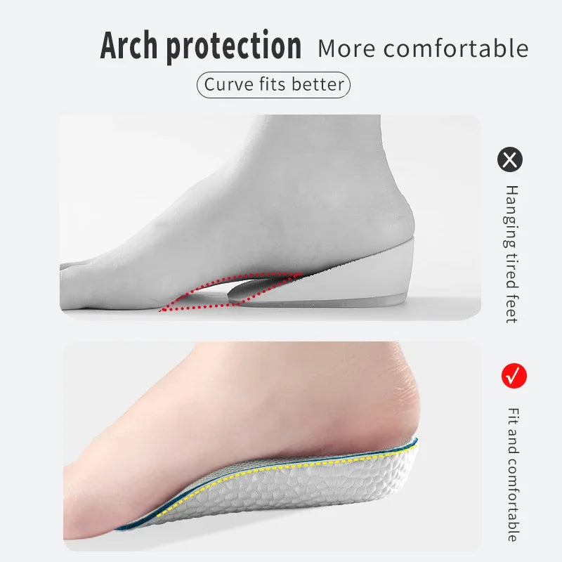 1 Pair of Halloween Decorations 1.5/2.5/3.5 cm Arch Support Height Increase Insole El lifestyle view
