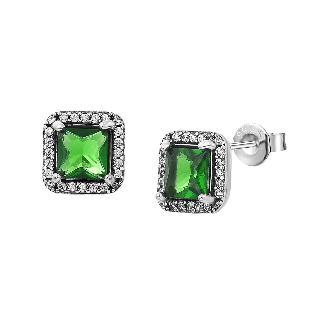 925 Sterling Silver Snowflake Heart Earrings | Fine Stud Earrings for Women additional angle