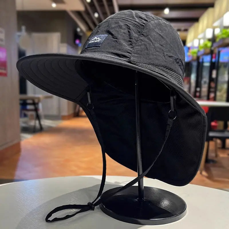 Sun Protection Fisherman Hat for Men and Women | UV Blocking Neck Flap