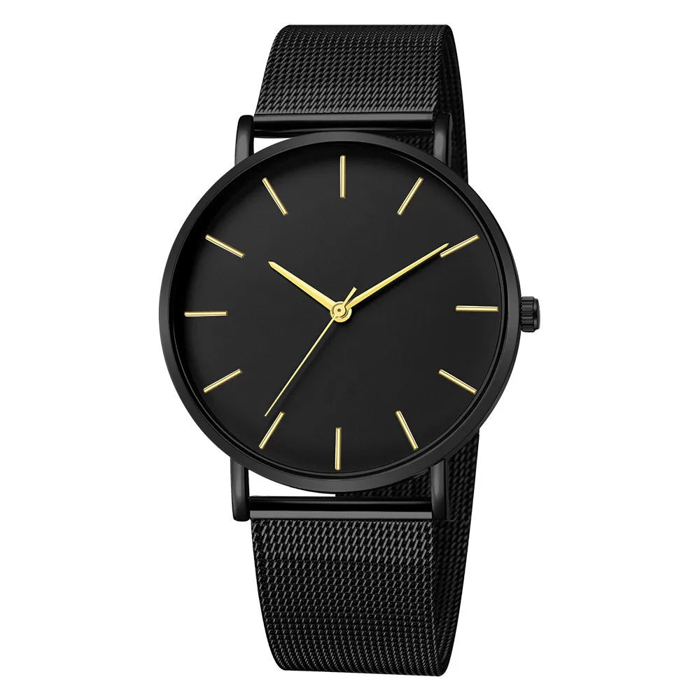 RUNERR Ultra Thin Quartz Watch | Minimalist Business Casual Mesh Strap additional angle