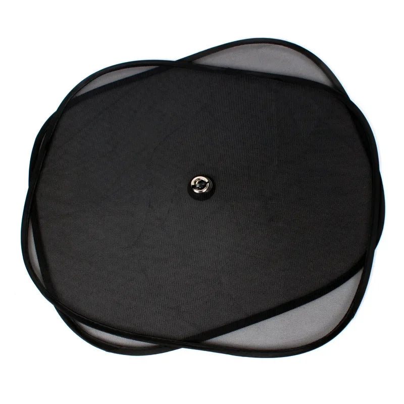1Pair Car Window Sunshade Cover Sun UV Protection Auto Front Rear Black Window Curtain S detail view