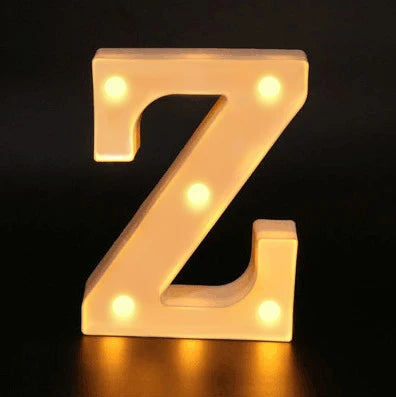 16cm Letter LED Night Light | Alphabet Luminous Decorative Lamp for Party alternate view