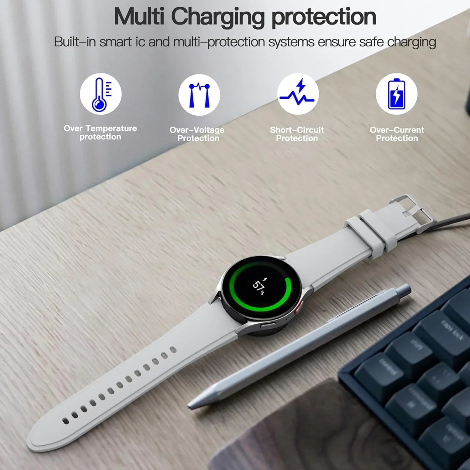 Portable Magnetic Wireless Charger Dock for Samsung Galaxy Watch – USB Charging Stand - Onlytenbucks.com