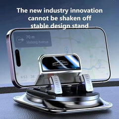 Car Phone Mount Silicone Dashboard Holder 360-Degree Rotation Navigation detail view