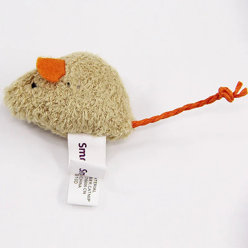 3Pcs New Plush Simulation Mouse Cat Toy Bite Resistance Plush Mouse Cat Scratch Int additional angle