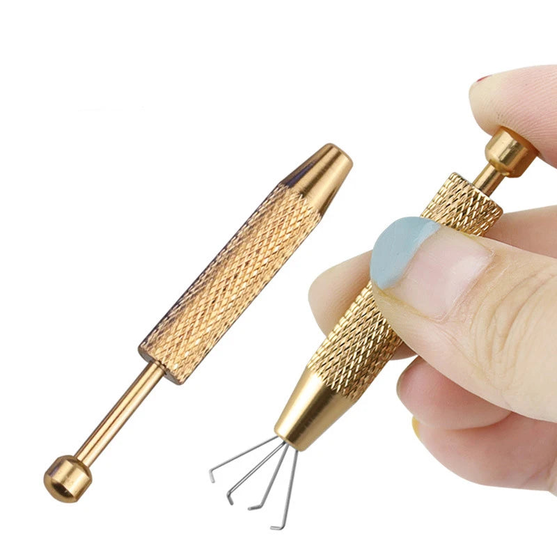Diamonds Clamp Stainless Steel Texture Jewelry Picking Tool for Jewelry Lovers