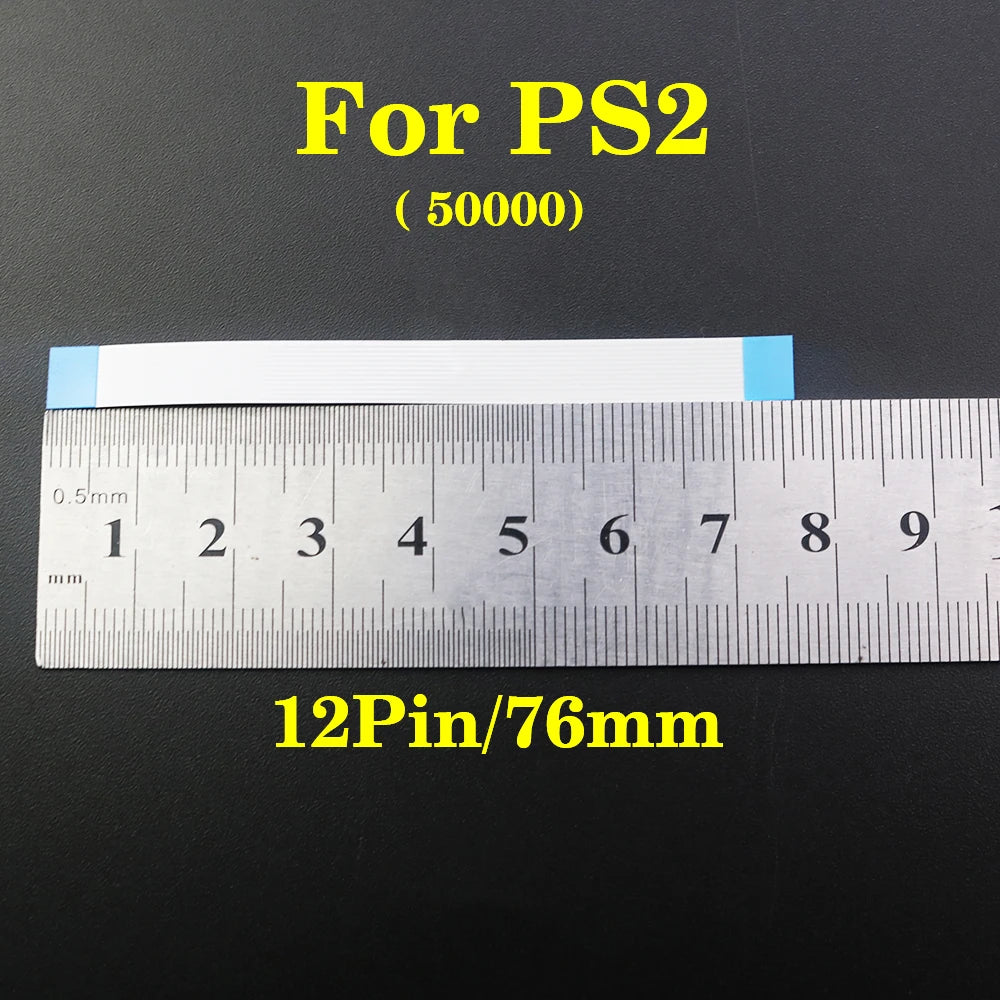 Power Switch Ribbon Flex Cable for PS5 PS4 PS3 PS2 Wii U PAD | Replacement FPC Connect close-up view