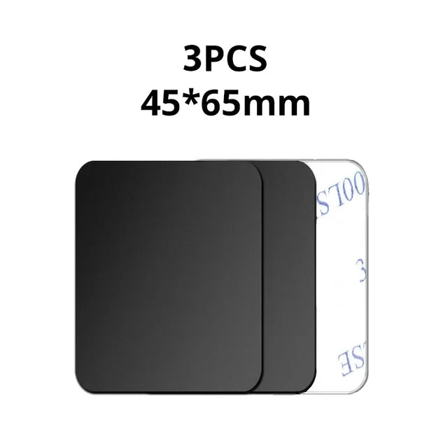 5PCS Car Phone Holder Metal Plate Magnetic Holder Round Square Sticker iron Sheet f additional angle