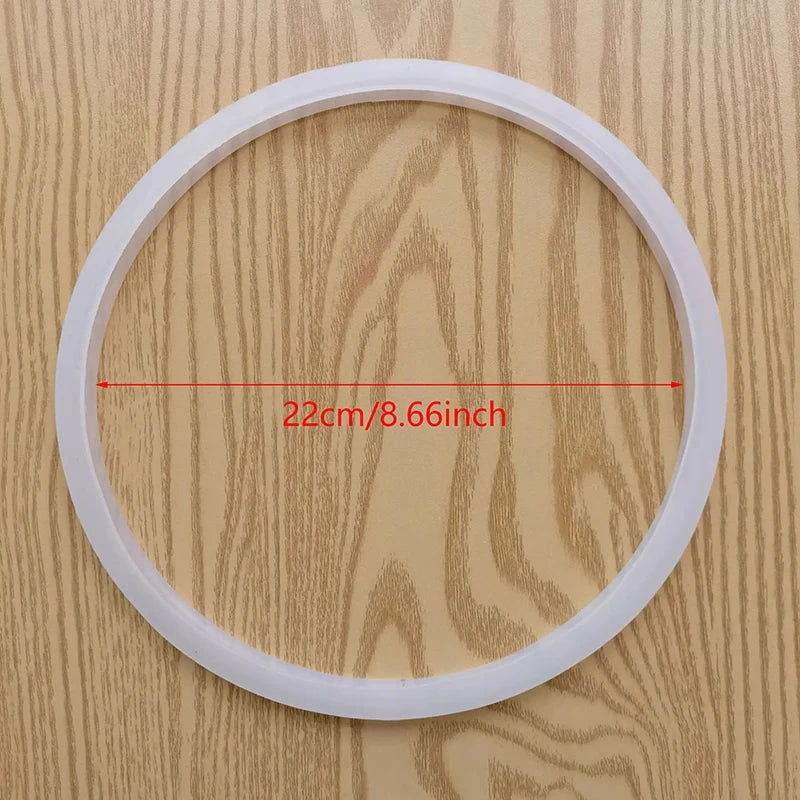 Silicone Pressure Cooker Sealing Ring | Food Grade Replacement Gasket additional angle