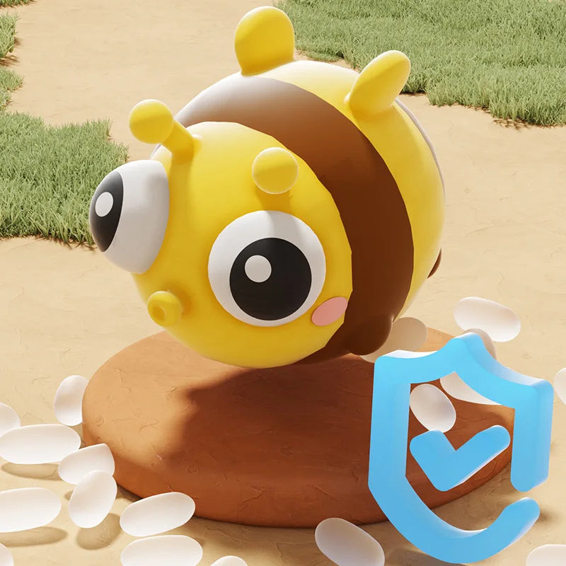 Cartoon Animal Squishy Toy | Pop Eye Stress Relief Fidget close-up view