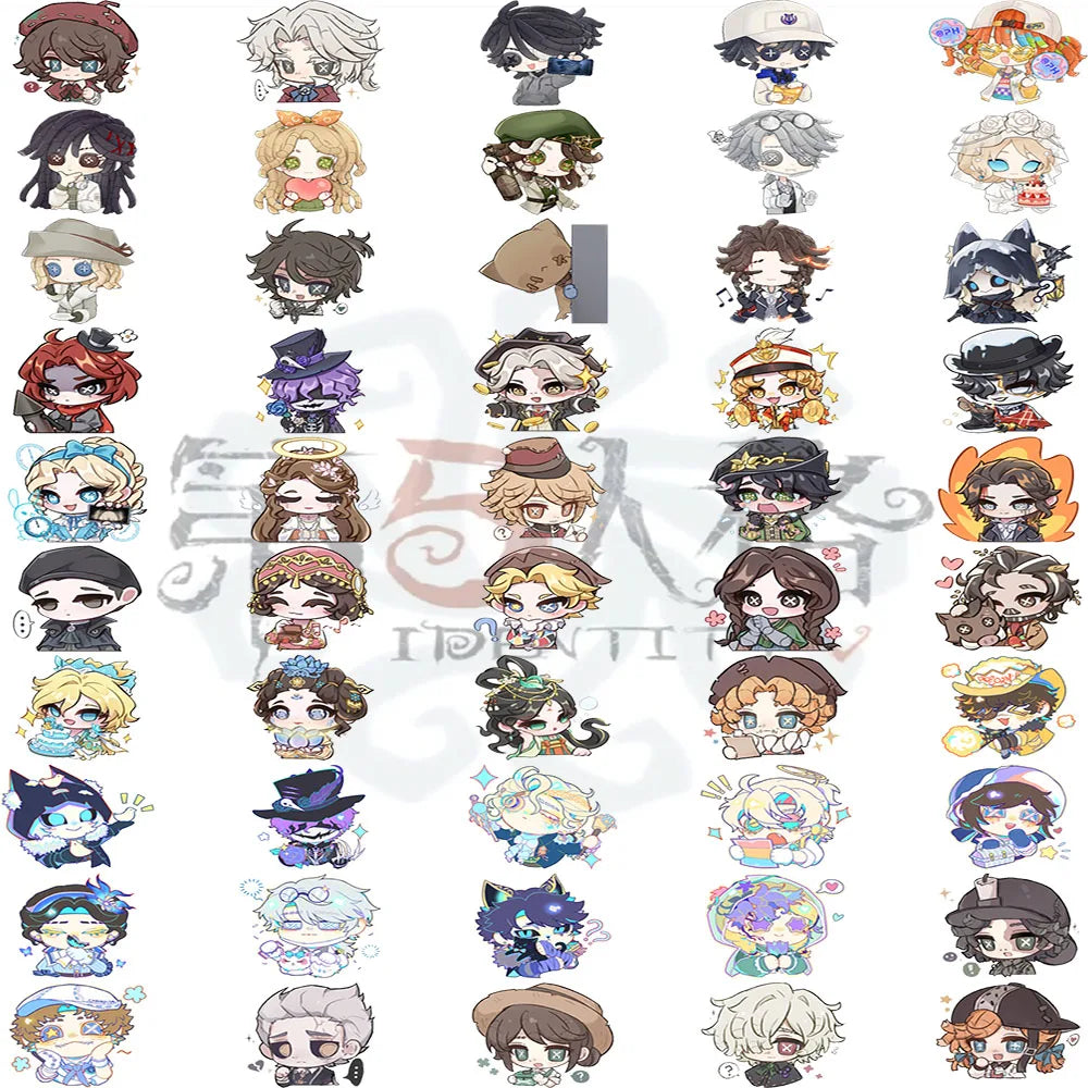 Identity V Stickers | 50 Waterproof Game Character Decals for Home Decor additional angle