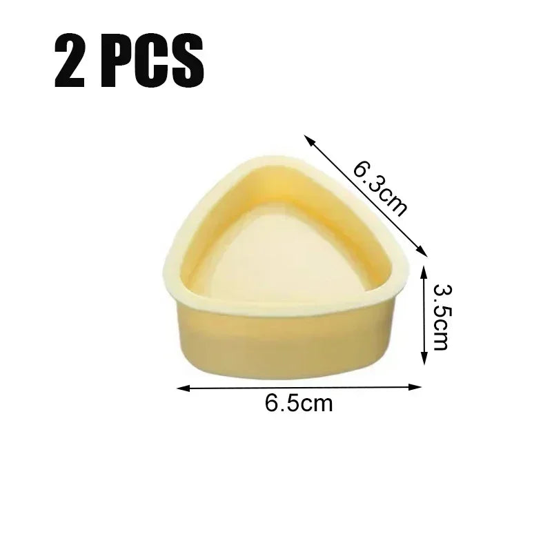 Triangles Sushi Mold Onigiri Maker | Japanese Bento Kitchen Gadget Set additional angle