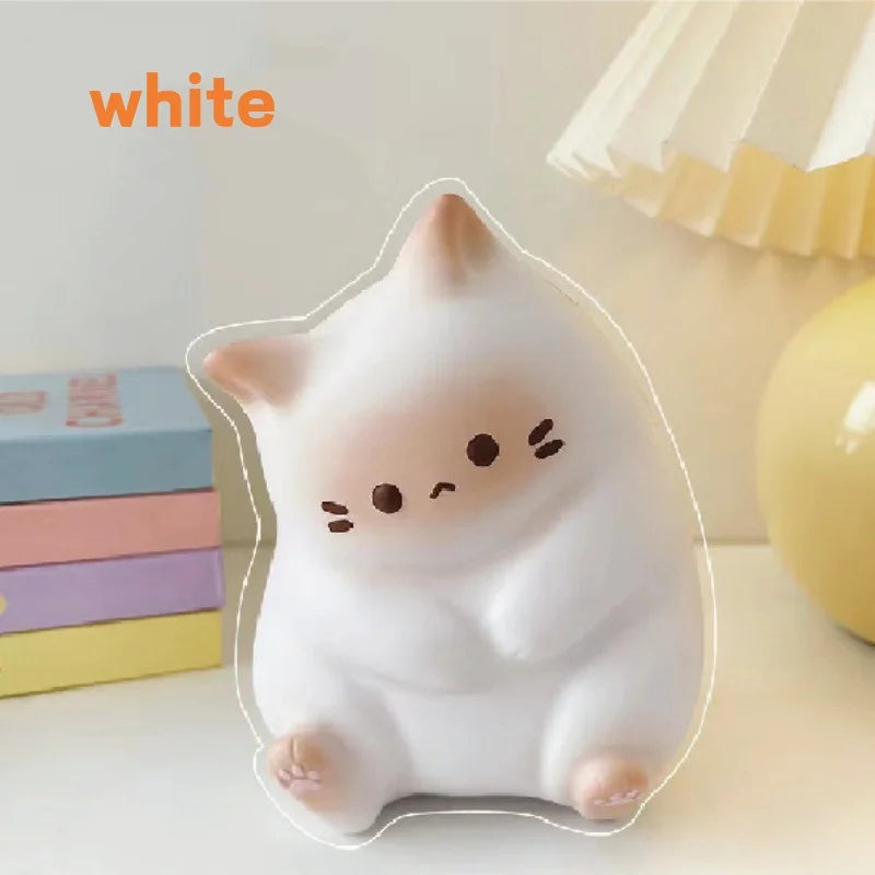 Cat Slow Rising Squishy Toy, Kawaii Cat Stress Ball for Desk Gift Soft Foam Squeeze T alternate view