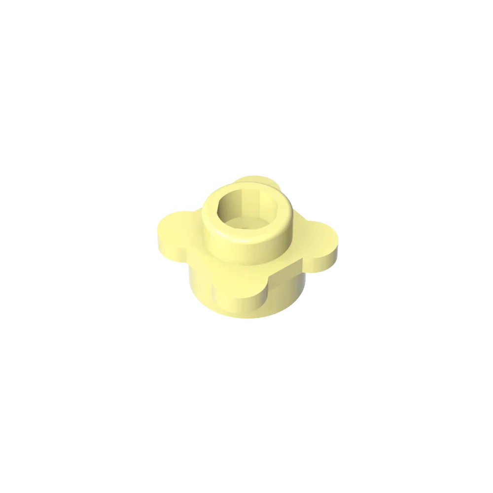 Gobricks GDS-839 Plate Round 1x1 with Flower Edge | Compatible with Lego 33291 2857 additional angle