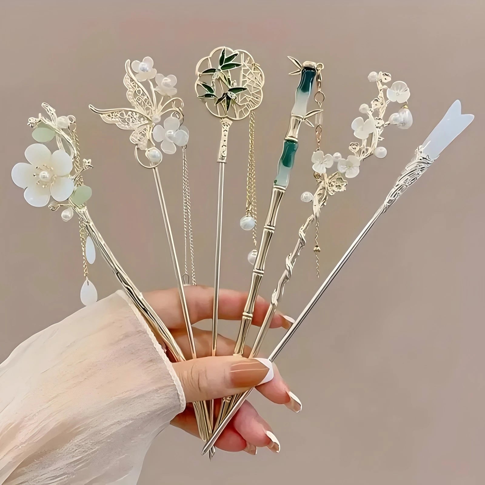 Chinese Style Tassel Hair Clip