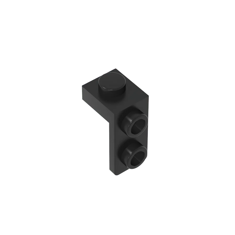 Gobricks Bracket 1 x 1 - 1 x 2 | Compatible Building Block additional angle