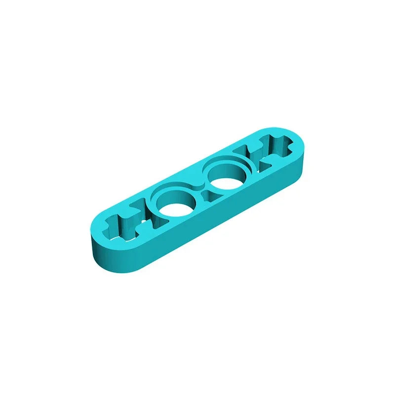 Gobricks GDS-690 Technical Liftarm Thin 1 x 4 with Axle Holes | Compatible Building B alternate view