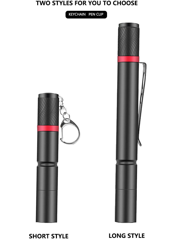 Powerful LED Keychain Flashlight | Waterproof Pocket Torch for Camping and Fishing detail view