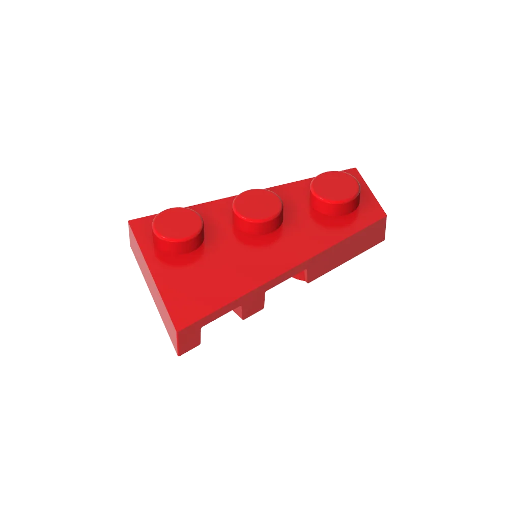 Gobricks GDS-547 Wedge Plate 3 x 2 Right | Compatible Building Block for DIY Creation lifestyle view