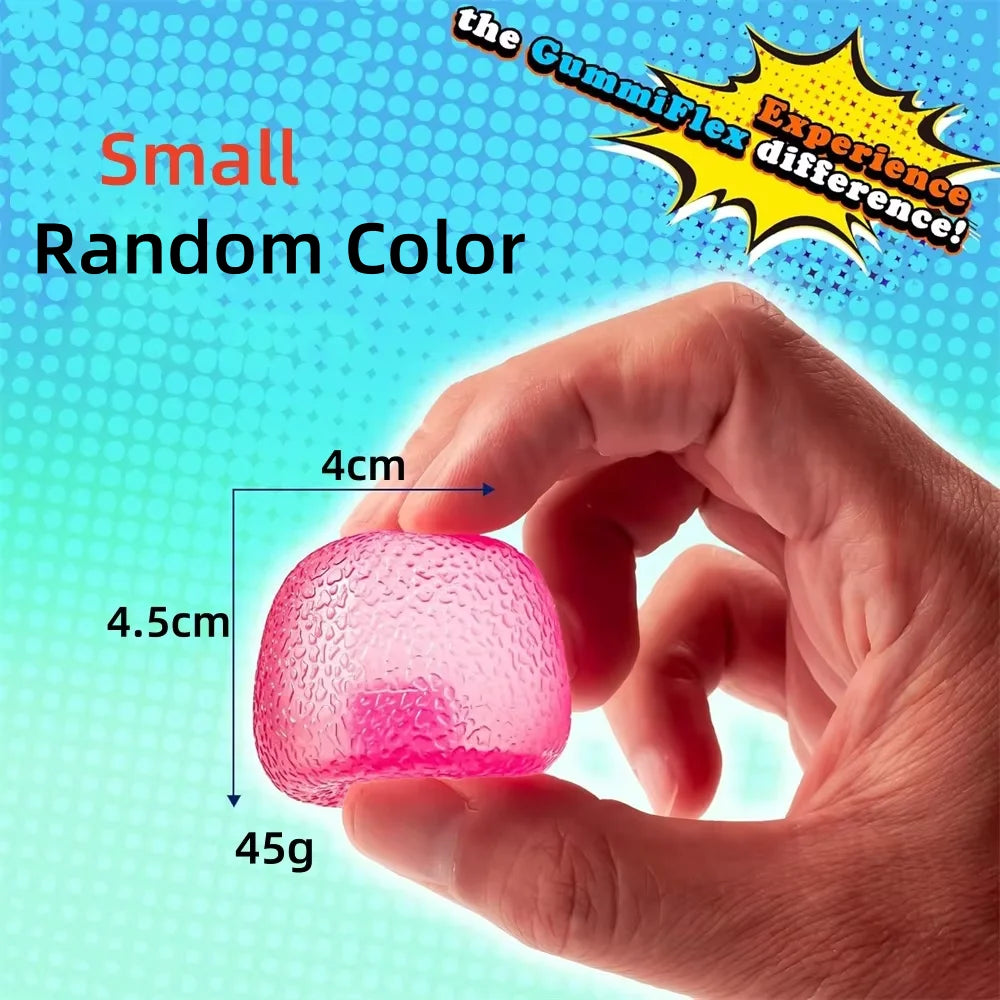 Textured Squishy Squeeze Toy | Malt Sugar Filled Stress Cube Fidget Toy lifestyle view