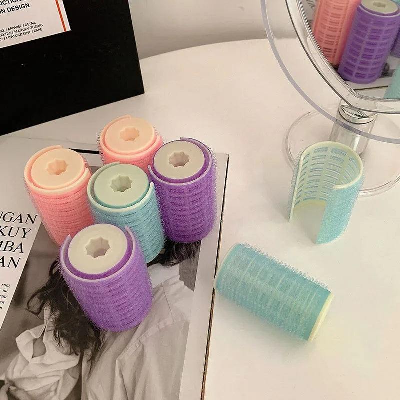 Self-Adhesive Hair Rollers for Curls | Heatless Lazy Hair Curling Tool alternate view