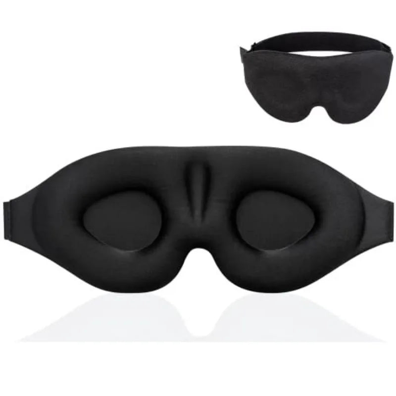 3D Contoured Sleep Mask | Memory Foam Blackout Eye Shade for Deep Rest alternate view