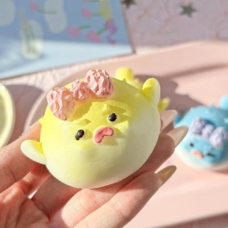 1Pcs Cute Angry Puffer Fun Plush Fish Toys Antistress Taba Squishу Kids Girls Toys Gi alternate view