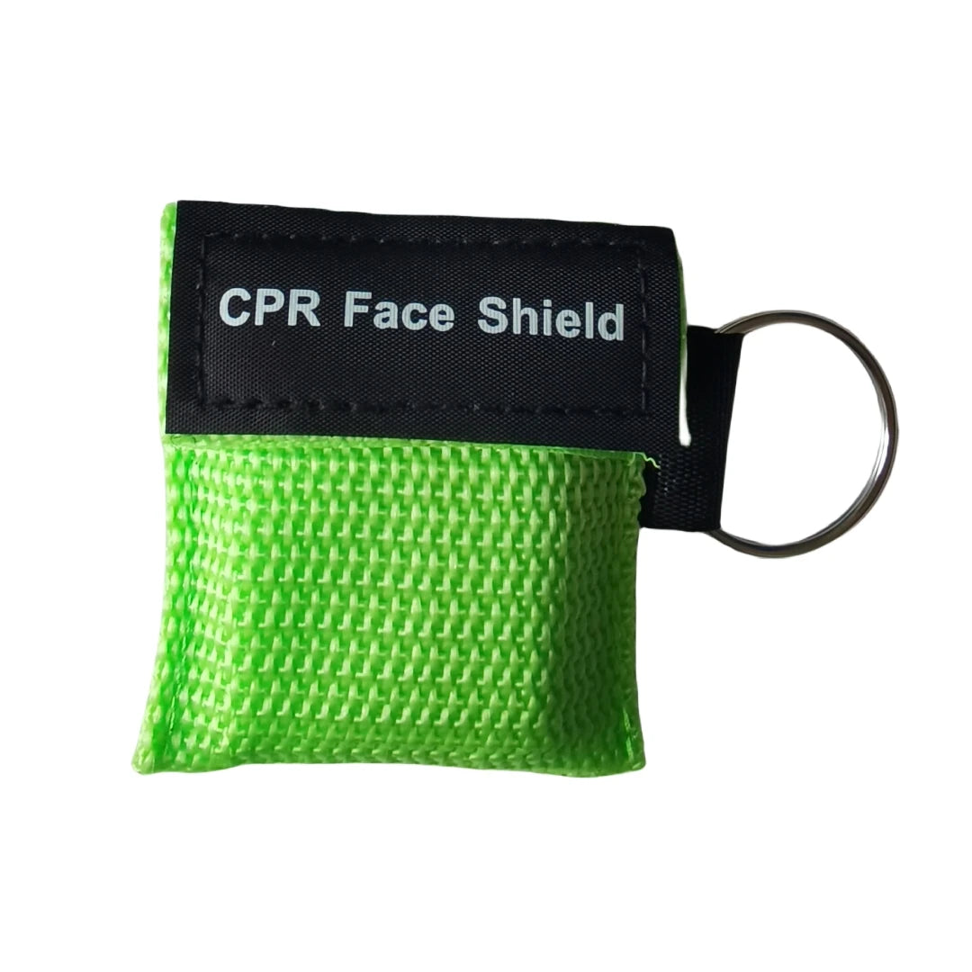 Compact CPR Face Shield Keychain | Portable Emergency Resuscitator Mask lifestyle view