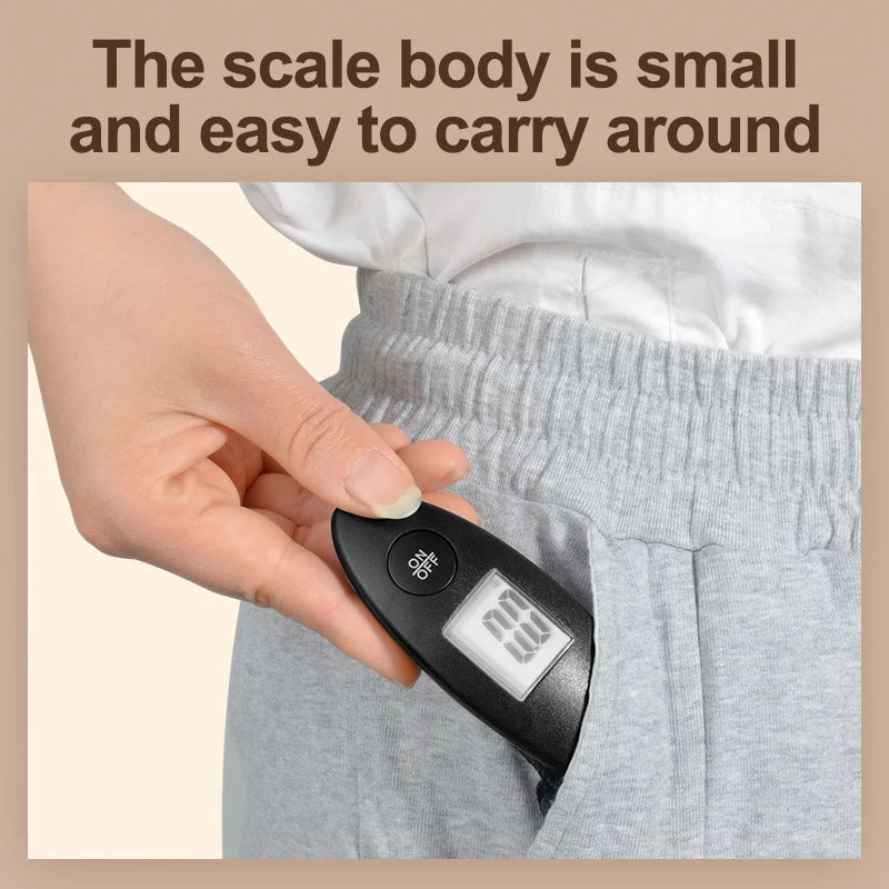 Portable Digital Luggage Scale | 40kg Capacity Travel Weighing Tool alternate view
