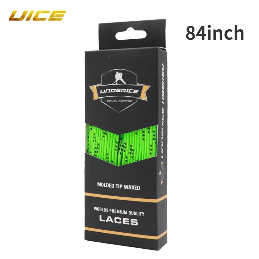 UICE Ice Hockey Shoelaces Box-Packed Ice Hockey Skate Laces 84/96/108/120in Dual Layer B detail view