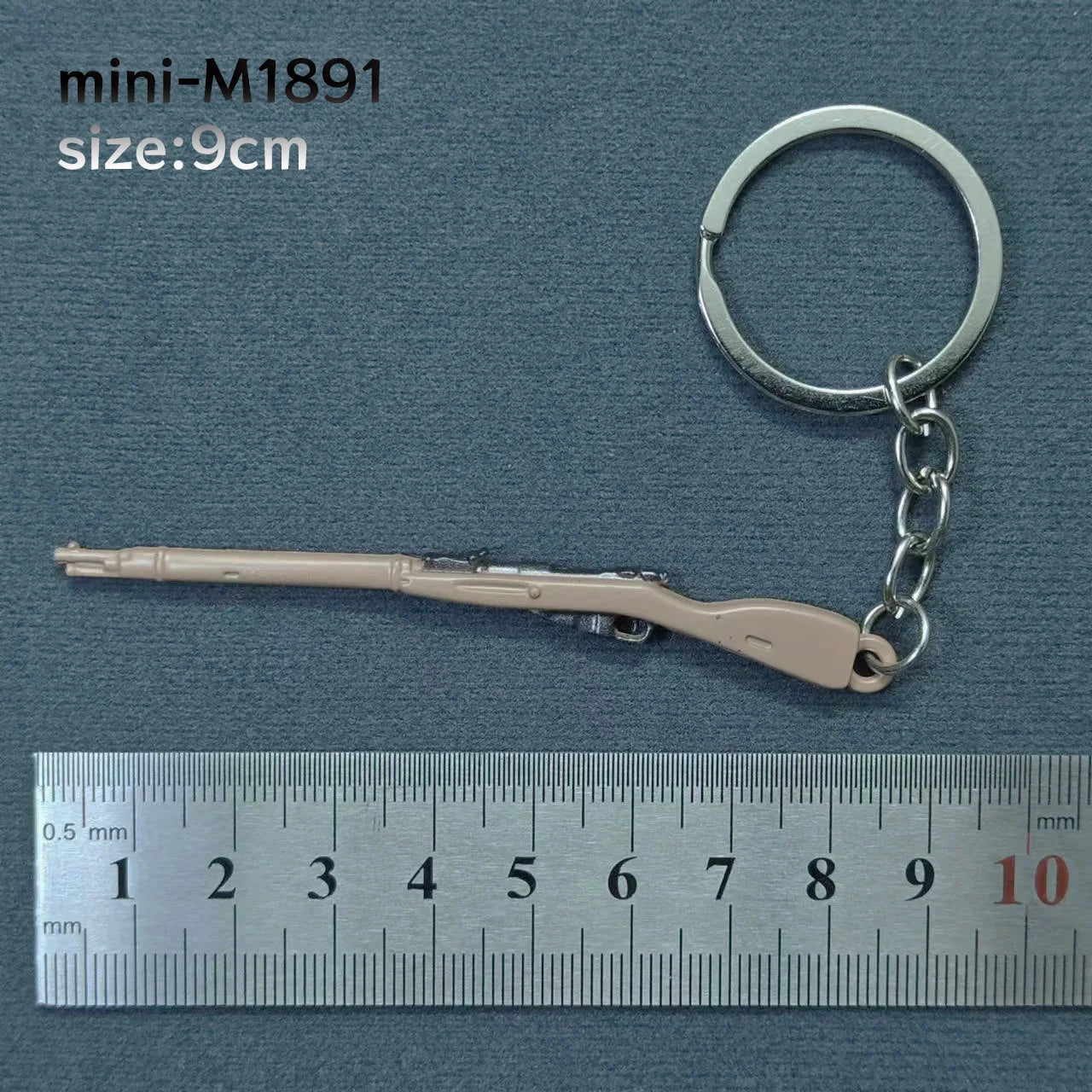 Mini Keychain Pendant Peace Elite 98k Alloy Gun Model PUBG Battlefield Boy Toy Handso lifestyle view