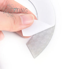 (SMTGDP11)IRIN 94 104mm Hard PVC Guitar Circle Sound Hole Rosette Inlay Decal Sticker close-up view