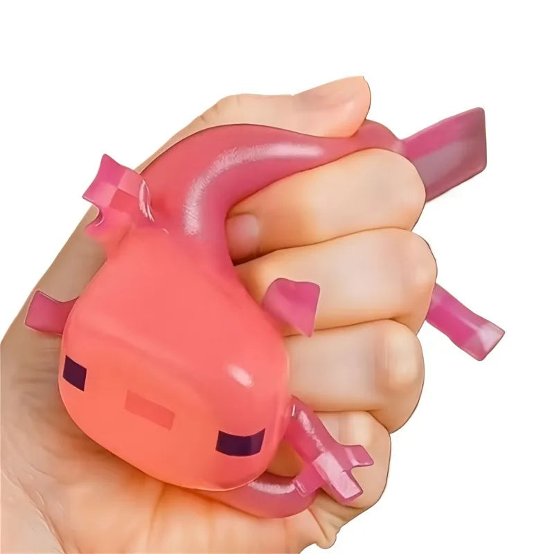 Cute Salamander Fidget Squishes | Slow Rising Squeeze Toy for Stress Relief lifestyle view