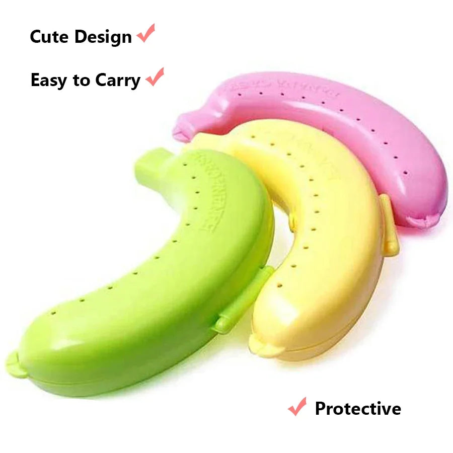 Banana Storage Box for Outdoor Travel | Cute Protective Container lifestyle view