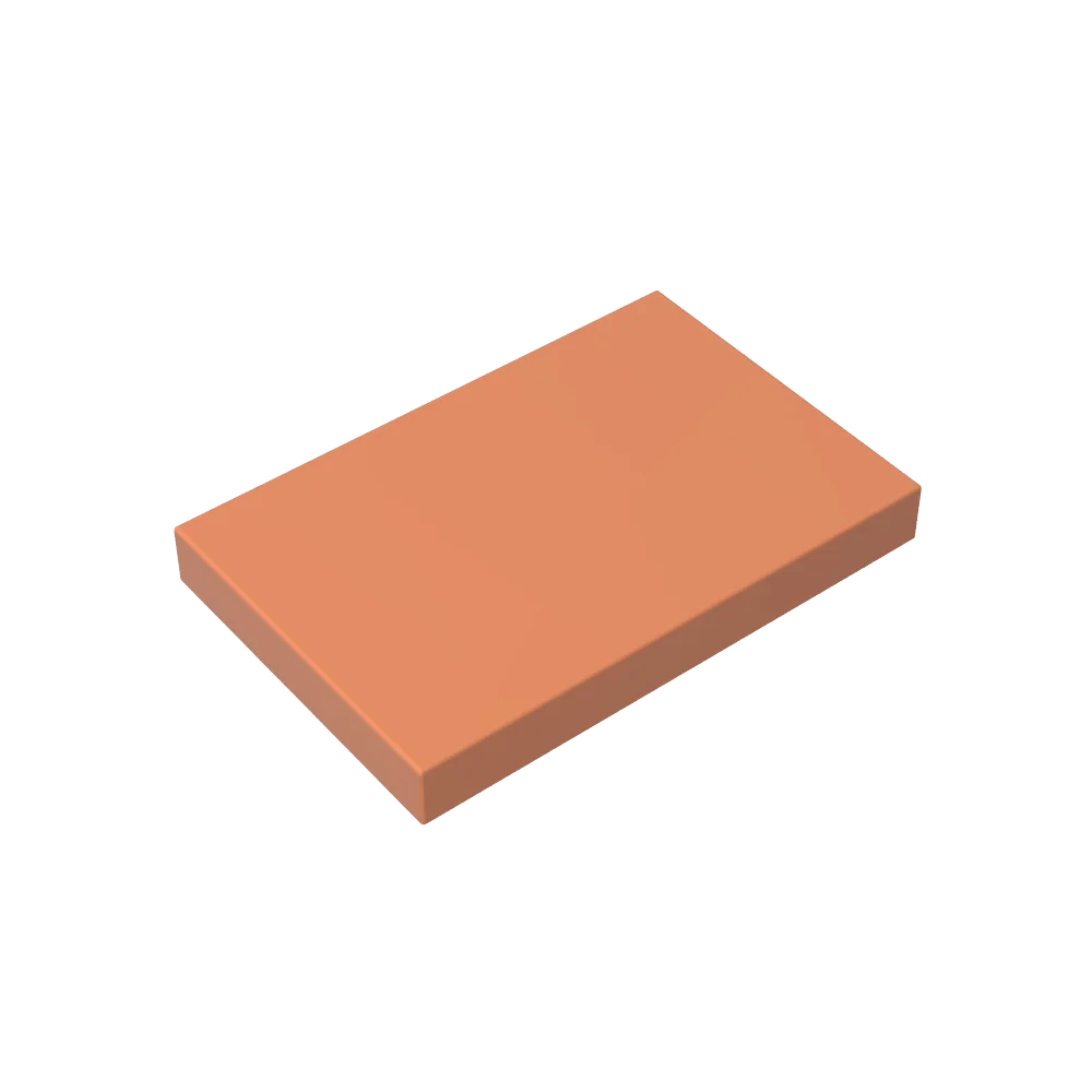 Gobricks GDS-1039 Tile 2 x 3 | Compatible Building Brick for Creative DIY Projects additional angle