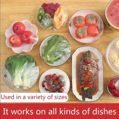 Cover Elastic Plastic Wrap Cover Food Grade Storage Bag Kitchen Organizer alternate view