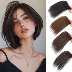 Synthetic Seamless Hair Pads Clip In | Increase Volume Top Hairpiece