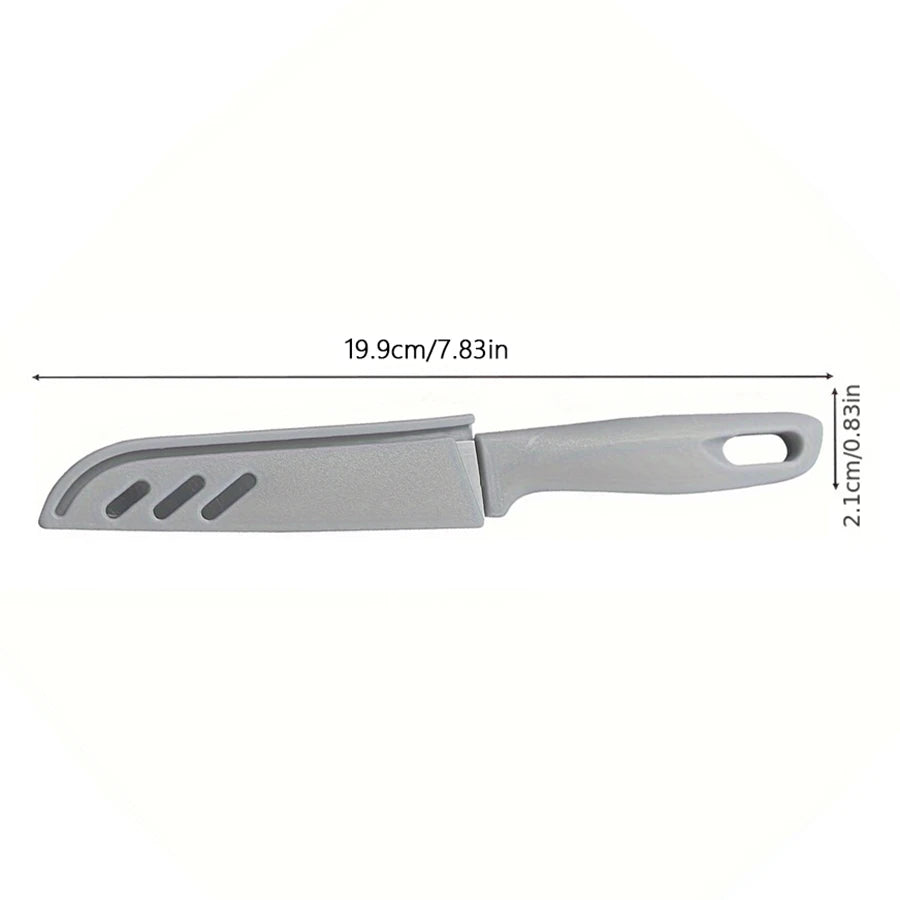 Candy-Colored Portable Fruit Peeler Knife | Stainless Steel Kitchen Gadget detail view