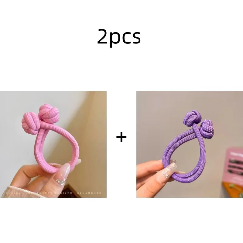 Women High Elasticity Girl Head Rope Scrunchie Hair lifestyle view