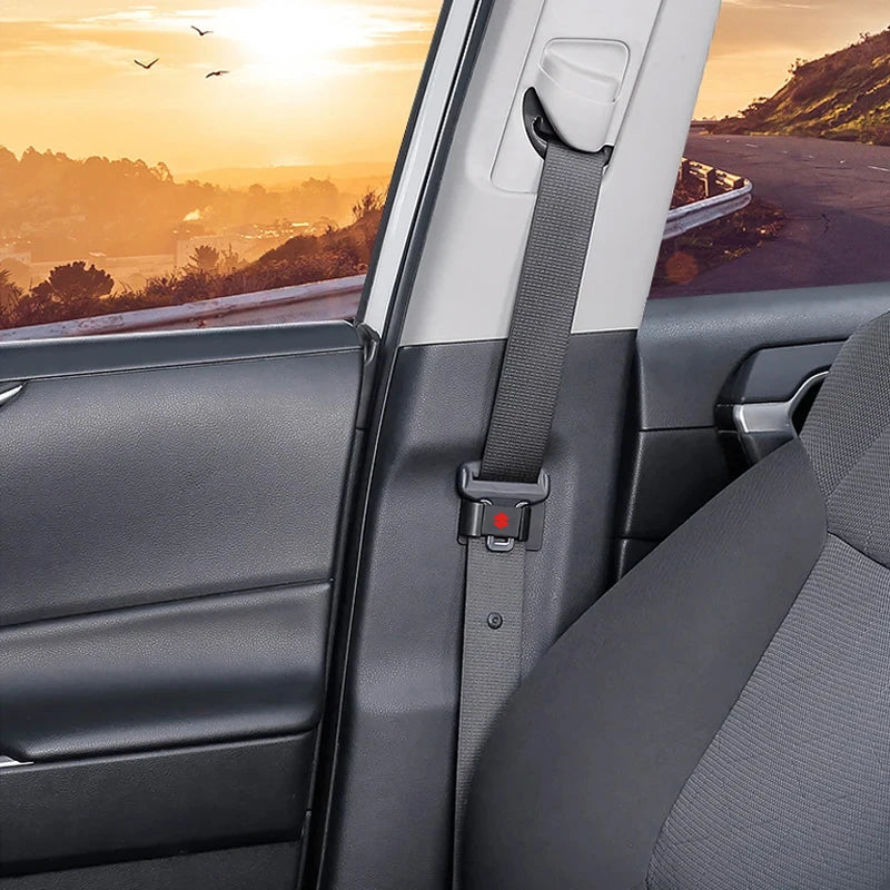 Car Seat Belt Stabilizer Clip | Anti-Rattle Seatbelt Holder for Suzuki Jimny Samurai lifestyle view