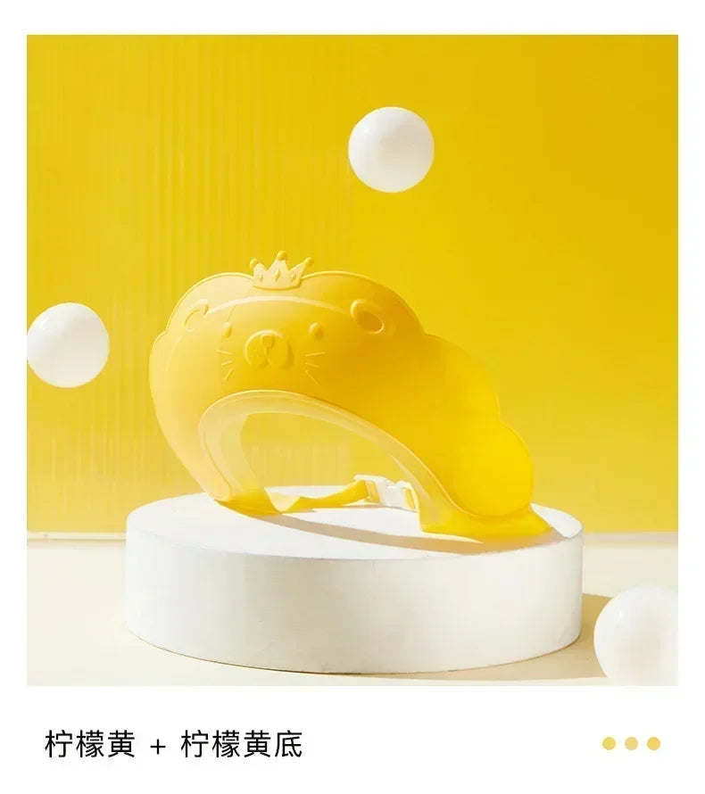 Baby Shower Cap with Adjustable Eye Protection | Waterproof Bath Shampoo Visor for Ki lifestyle view
