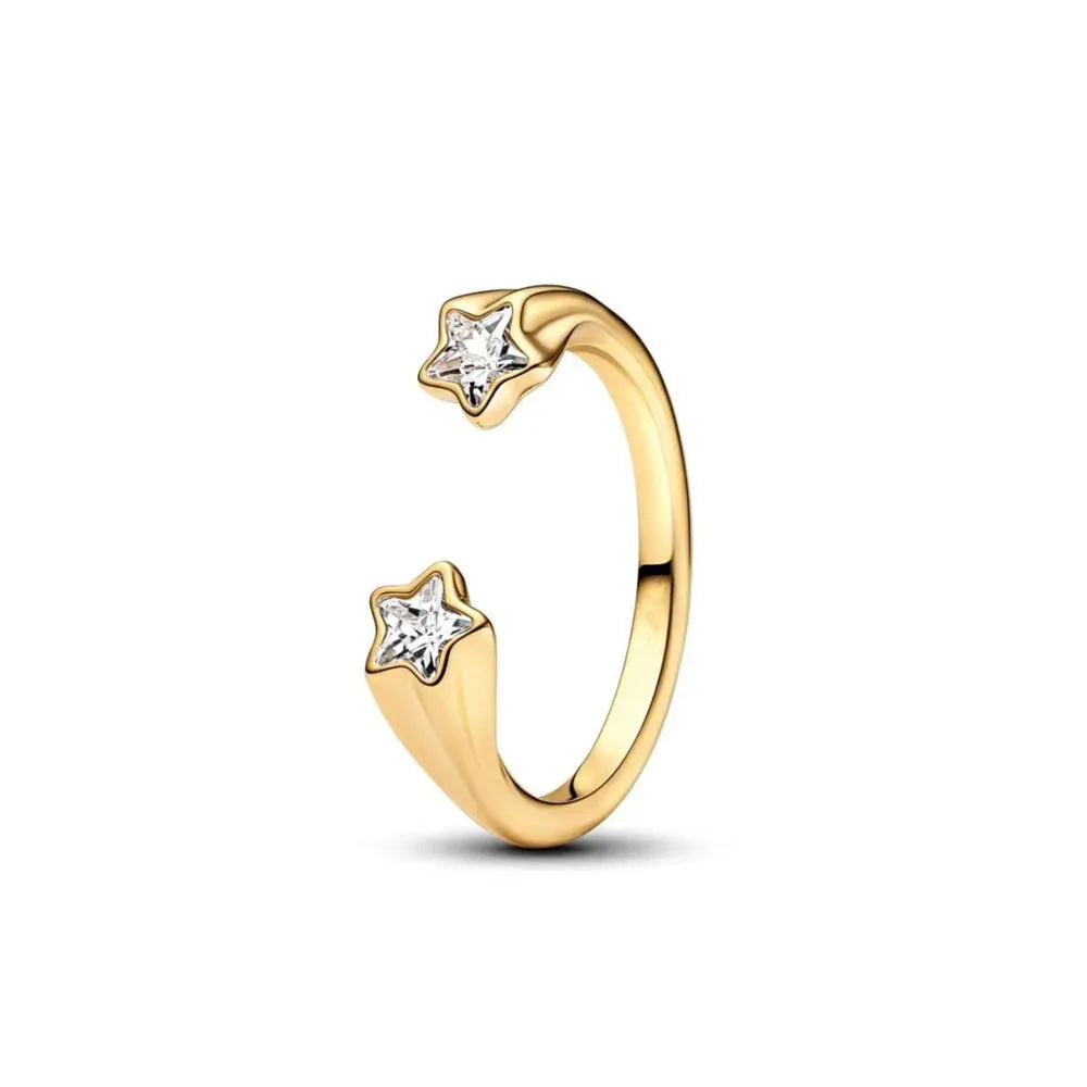 2026 Hot Selling 925 Silver Size 6 7 8 9 Rose, Butterfly,Snowflake Zircon Ring for Wo lifestyle view