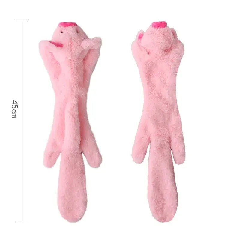 Soft Fleece Squeaky Dog Toy | Gentle Plush Toy for Small and Medium Dogs additional angle